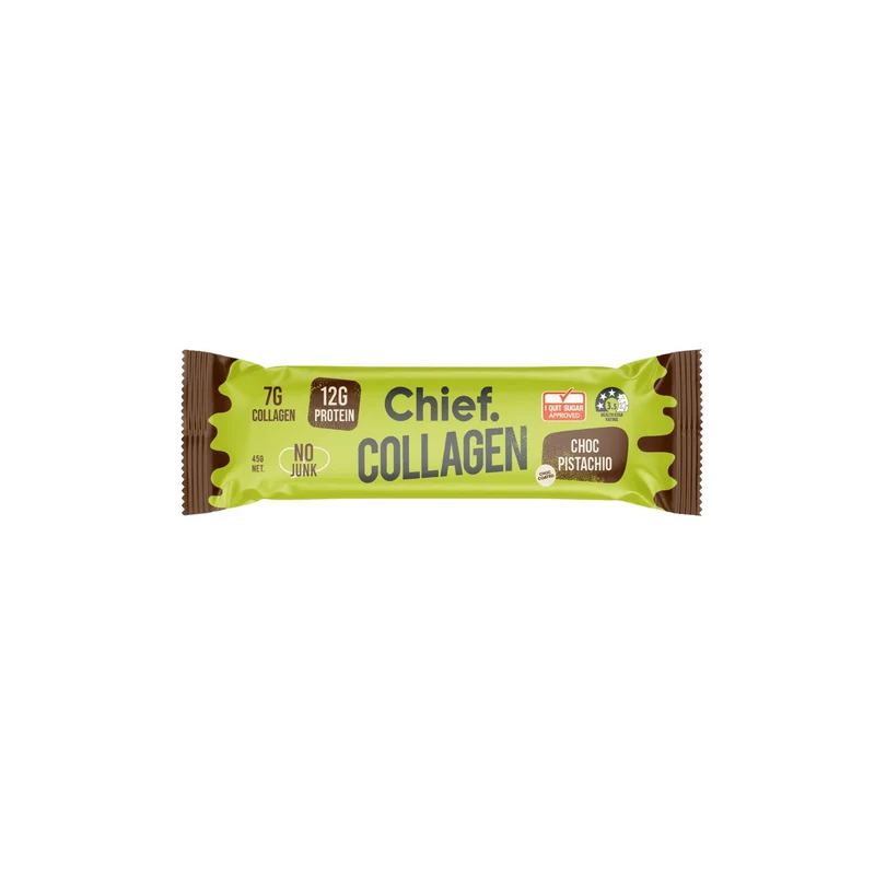 Collagen Bar Choc Pistachio 45g