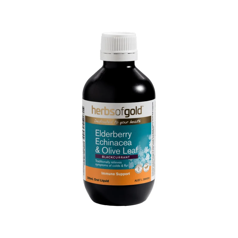 Elderberry Echinacea & Olive Leaf 200ml