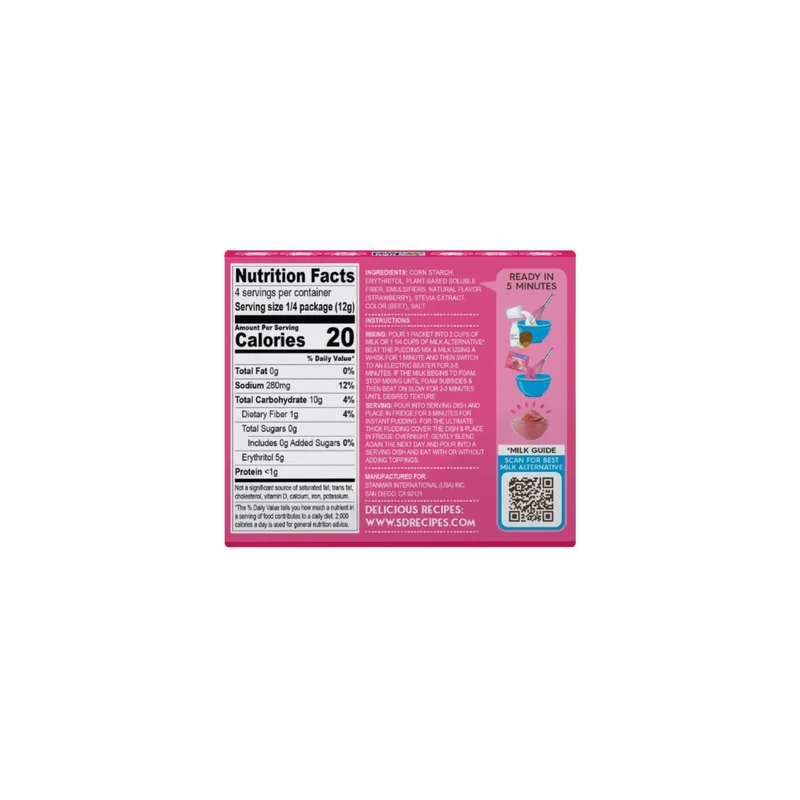 Strawberry Pudding 48g