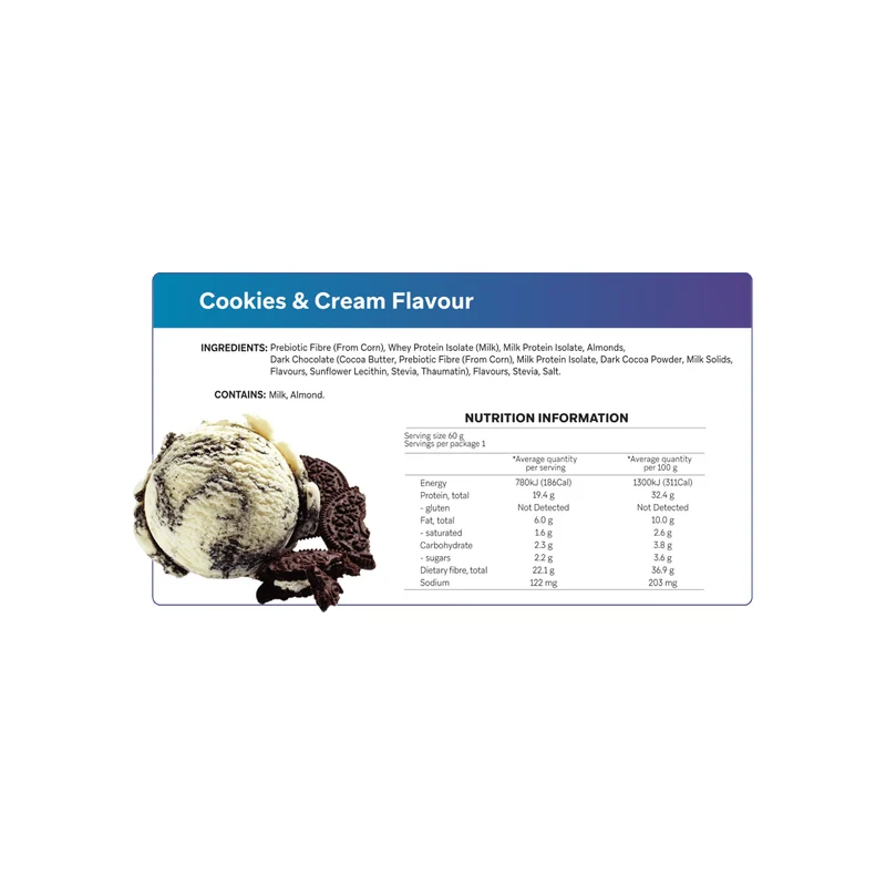 Cookies & Cream Protein Bar 60g