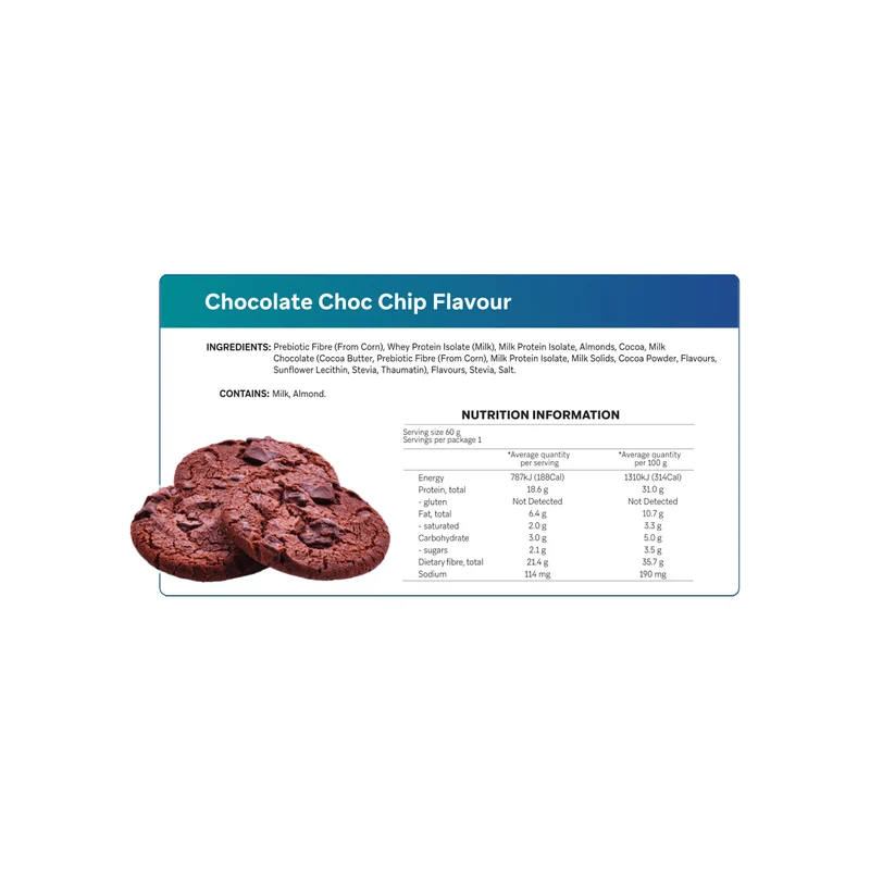 Chocolate Choc Chip Protein Bar 60g