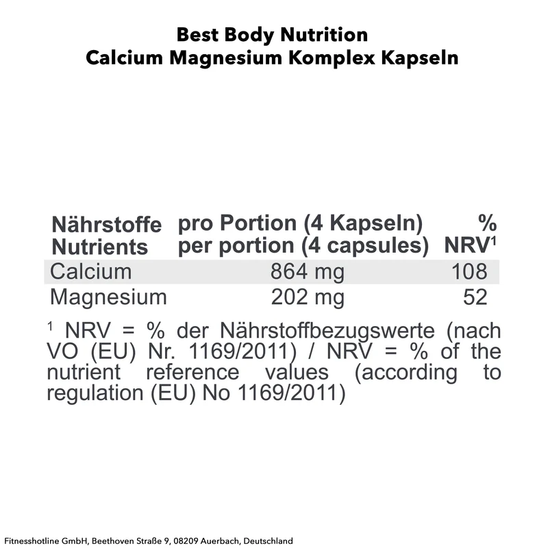 Calcium Magnesium (100 Kapseln)