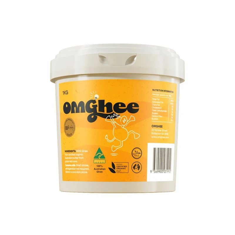 Australian Organic Grass-fed Ghee 1kg