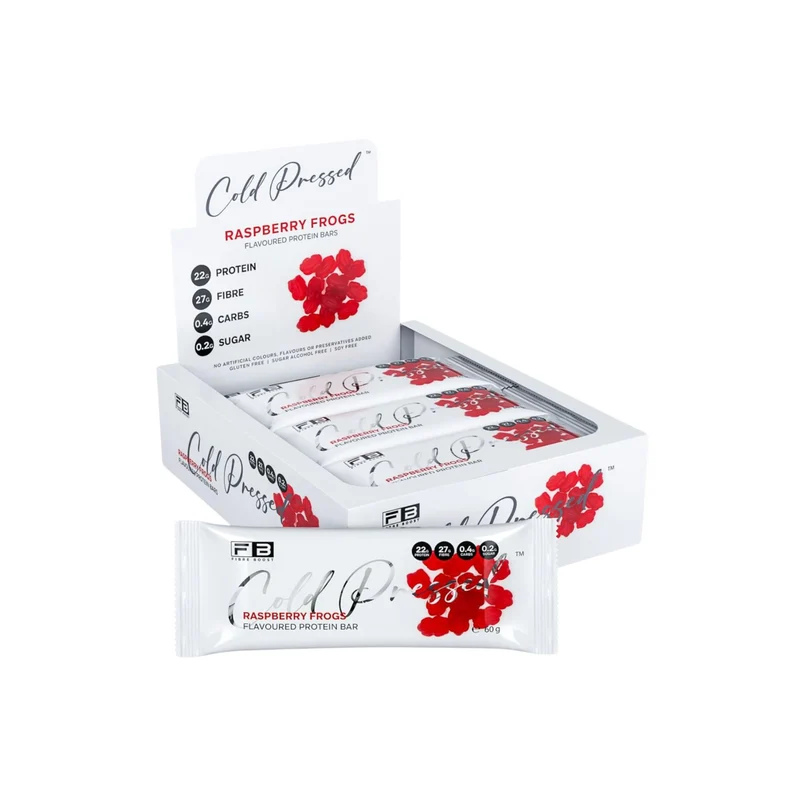 Raspberry Frogs Protein Bar Box 60g