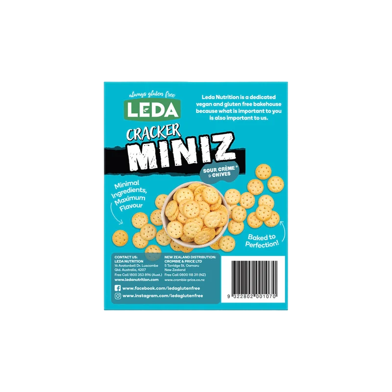 Cracker Miniz Sour Creme & Chives 150g