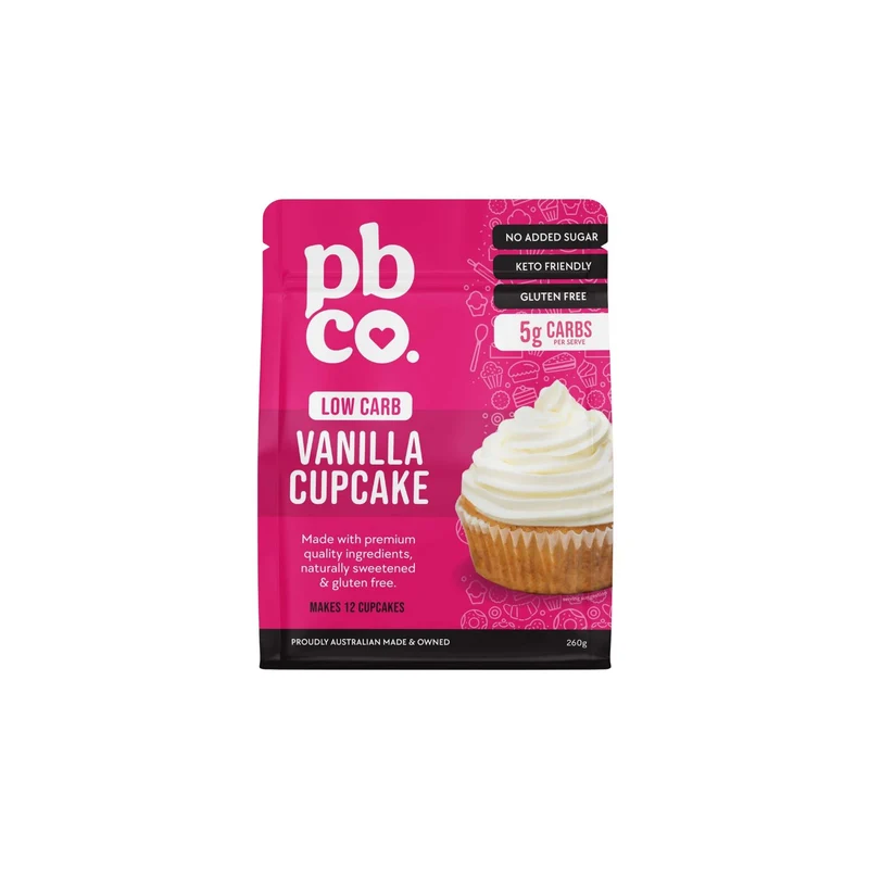 Low Carb Vanilla Cupcake Mix 260g