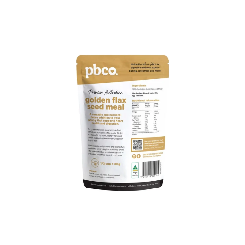 Premium Australian Golden Flax Seed Meal 350g