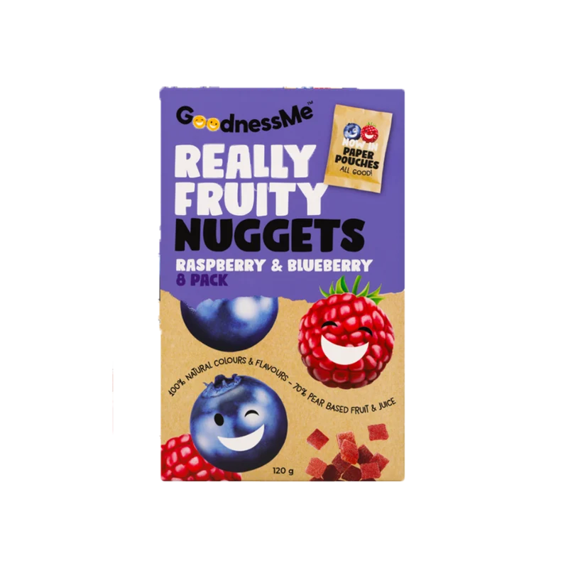 Really Fruity Nuggets Raspberry & Blueberry 8pk 120g