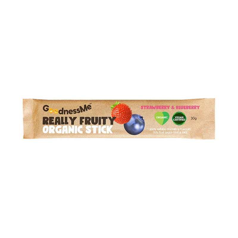 Organic Fruit Stick Strawberry & Blueberry 30g