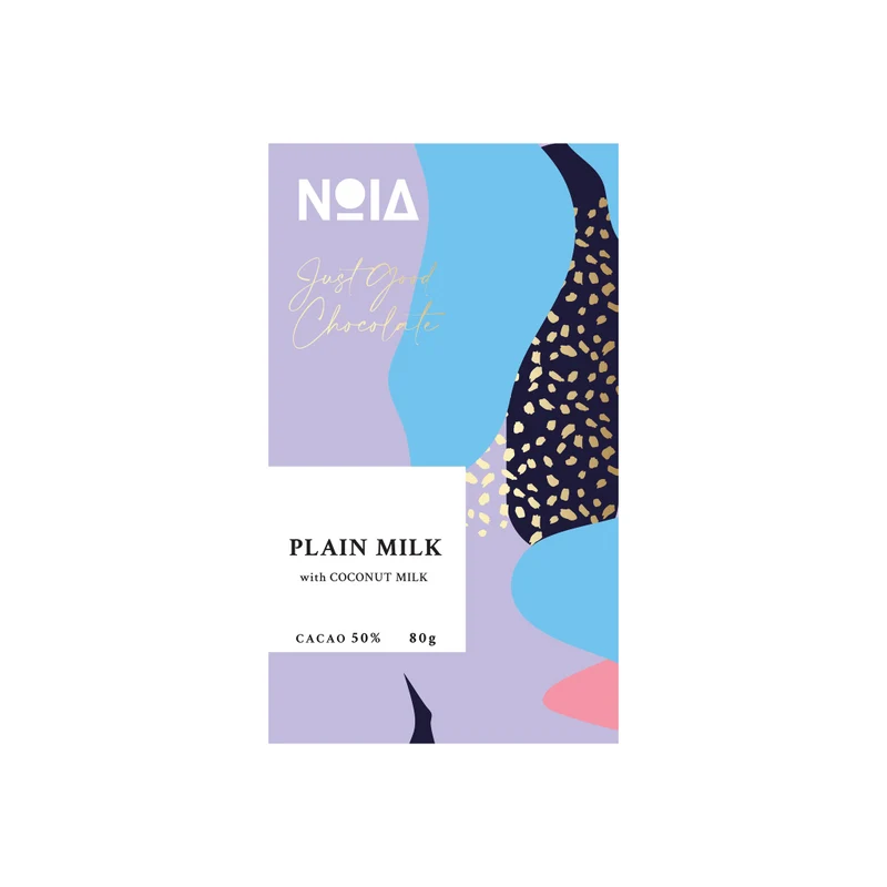 Plain Milk Chocolate with Coconut Milk 80g
