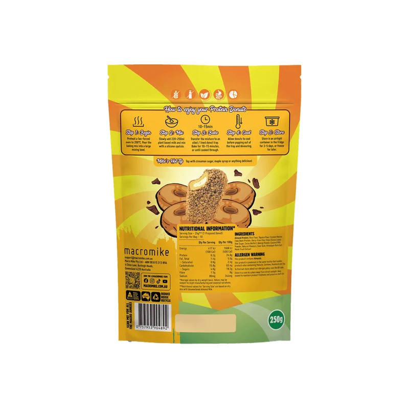 Protein Donut Mix Golden Gaytime 250g