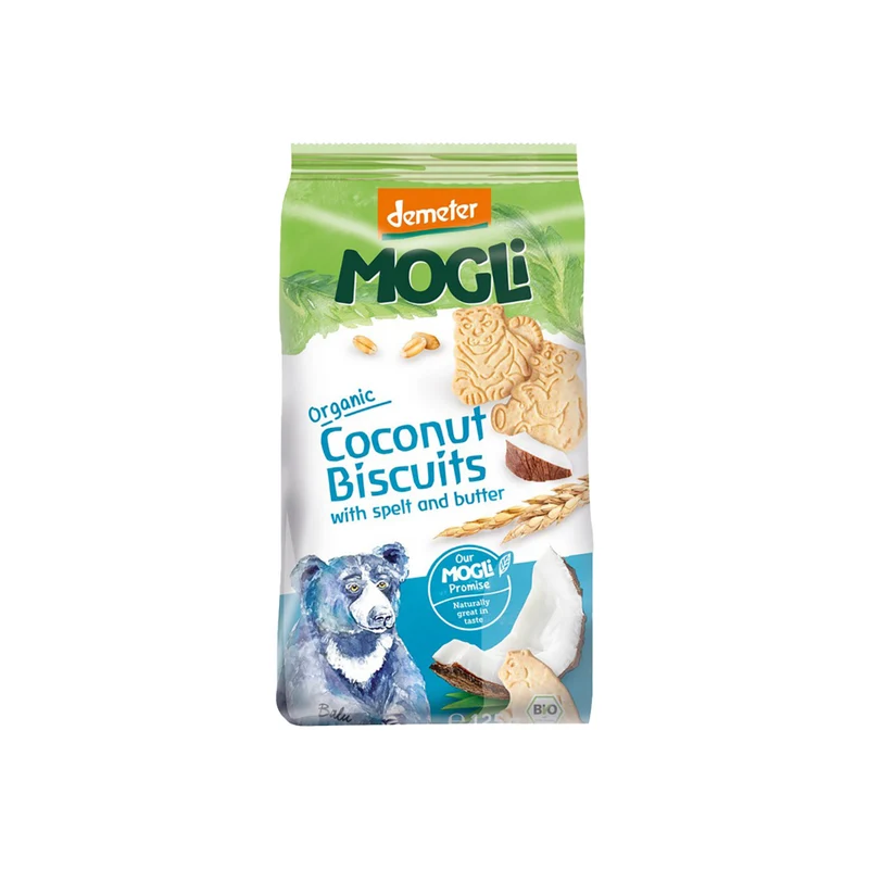 Coconut Biscuits Spelt & Butter Bear 125g