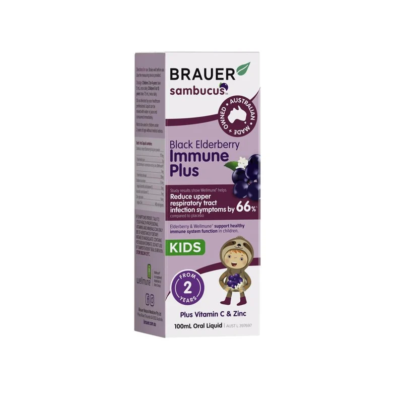 Sambucus Black Elderberry Kids Immune Plus 100ml