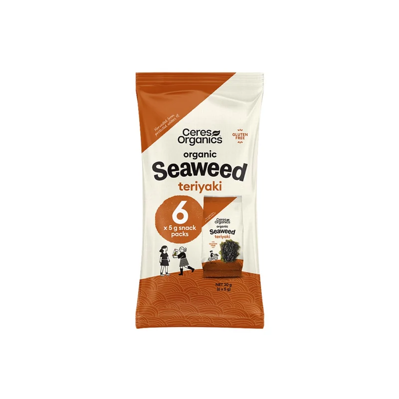 Organic Seaweed Teriyaki 6pk 30g