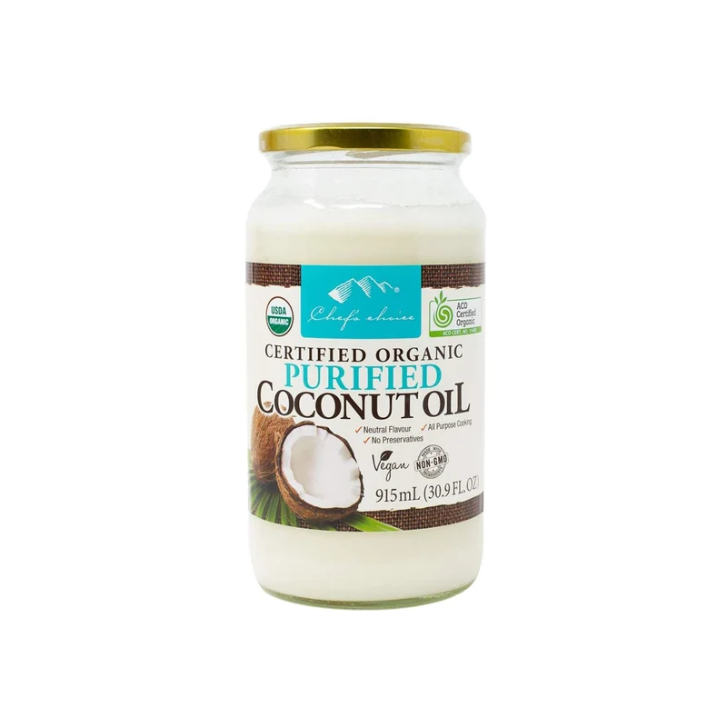 Organic Purified Coconut Oil 915ml