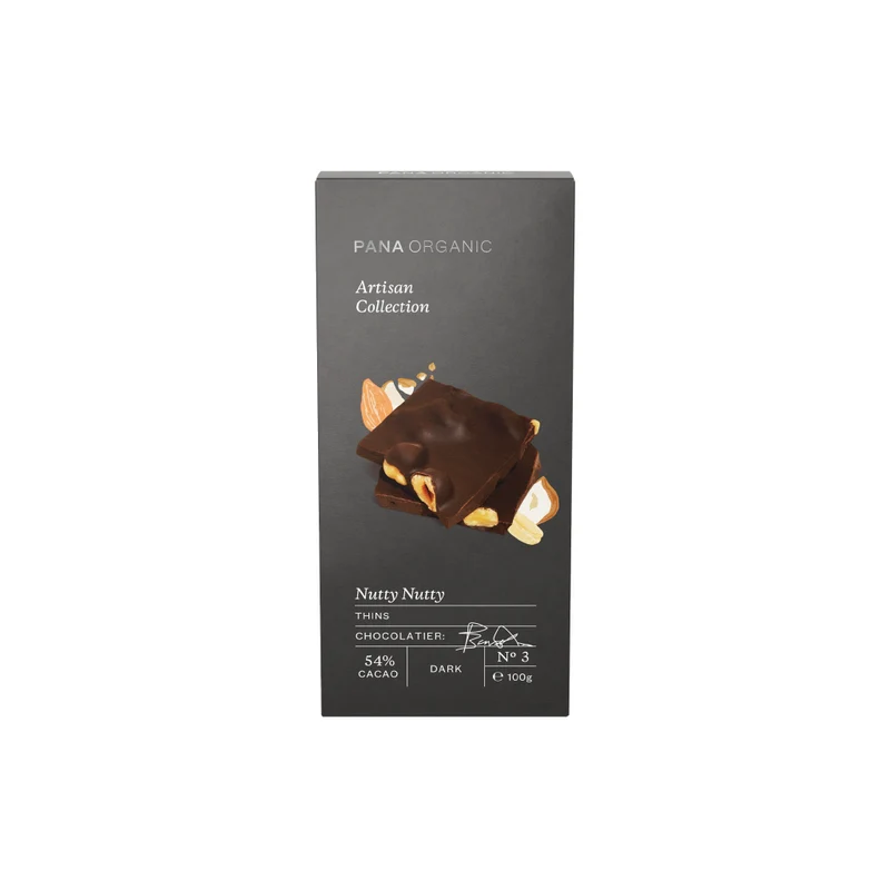 Artisan Nutty Nutty Thins Chocolate 100g