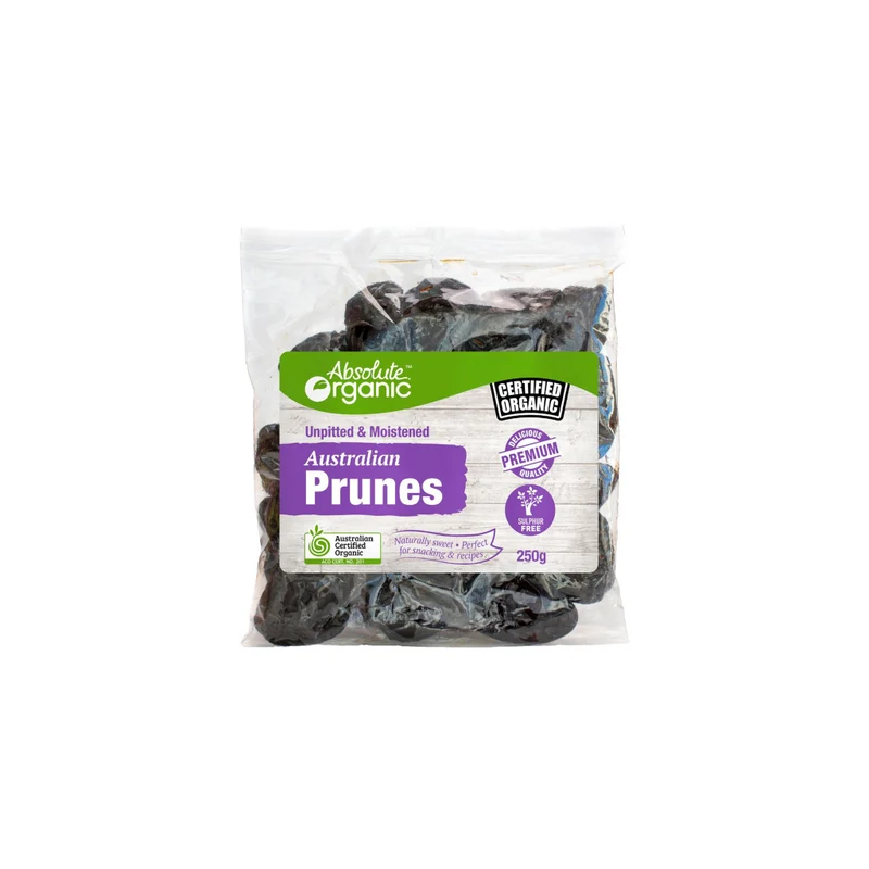 Unpitted Australian Prunes 250g