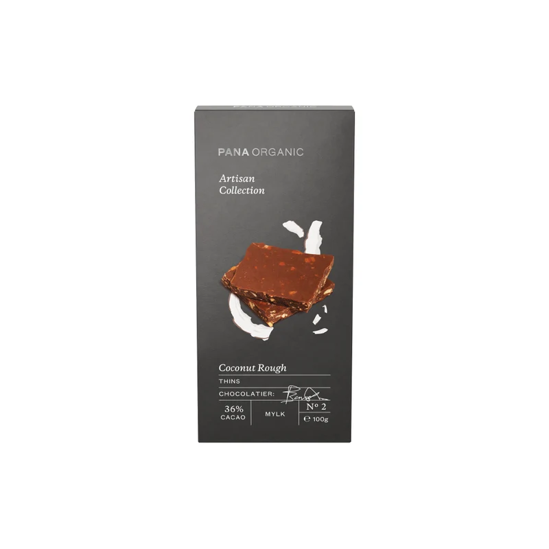 Artisan Coconut Rough Thins Chocolate 100g