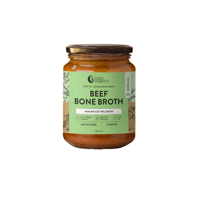 Beef Bone Broth Concentrate Native Herbs 250g