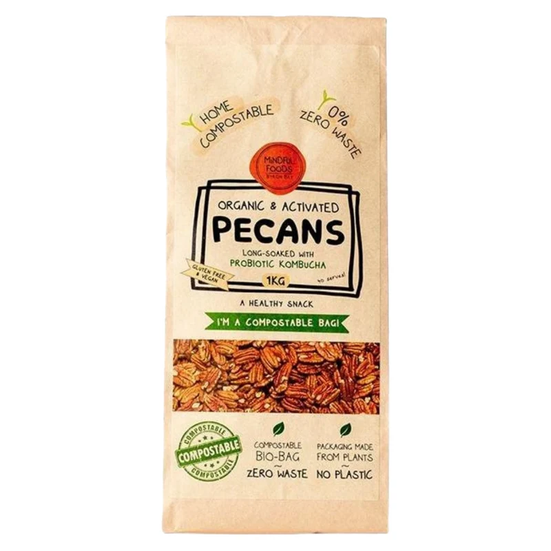 Organic & Activated Pecans 1kg