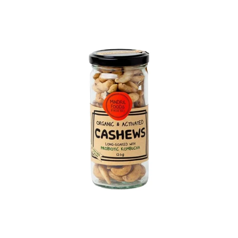 Organic & Activated Cashews 120g