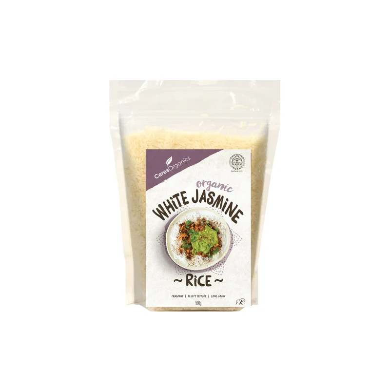 Organic White Jasmine Rice 500g