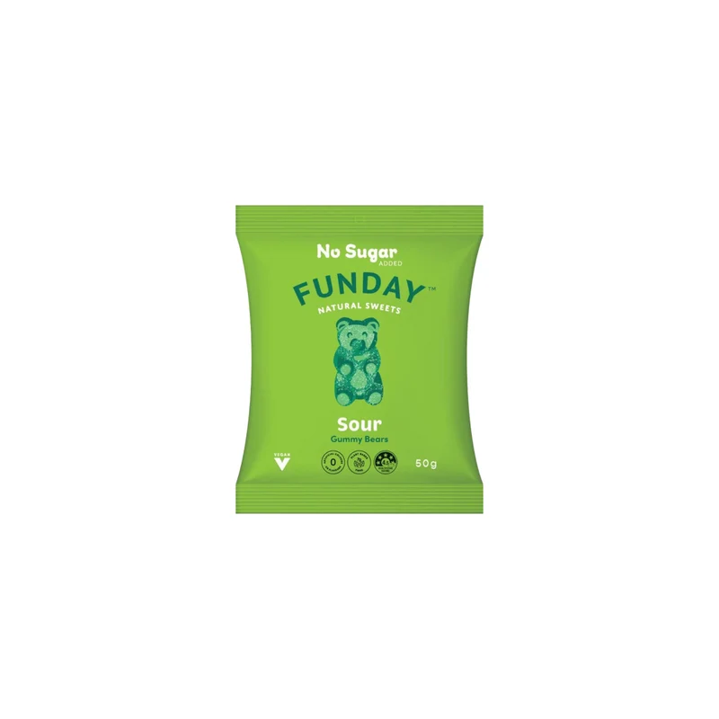 Sour Vegan Gummy Bears 50g