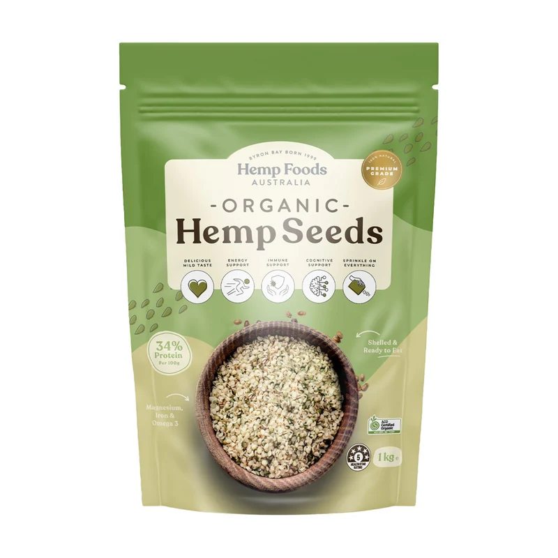 Organic Hemp Seeds 1kg