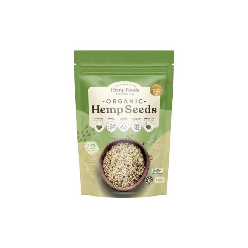 Organic Hemp Seeds 250g