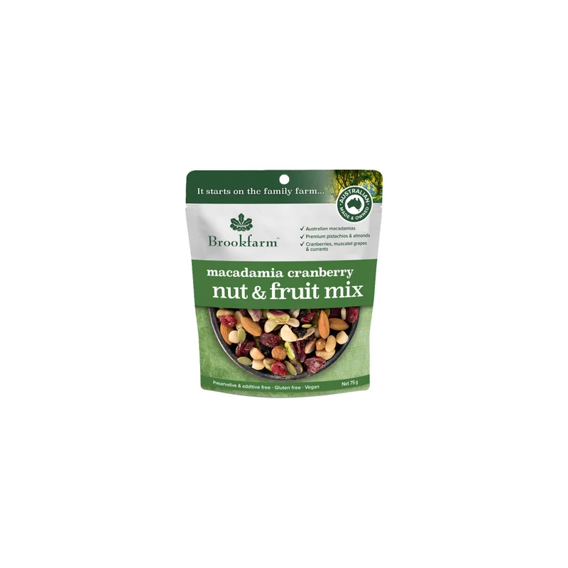 Macadamia Cranberry Nut & Fruit Mix 75g