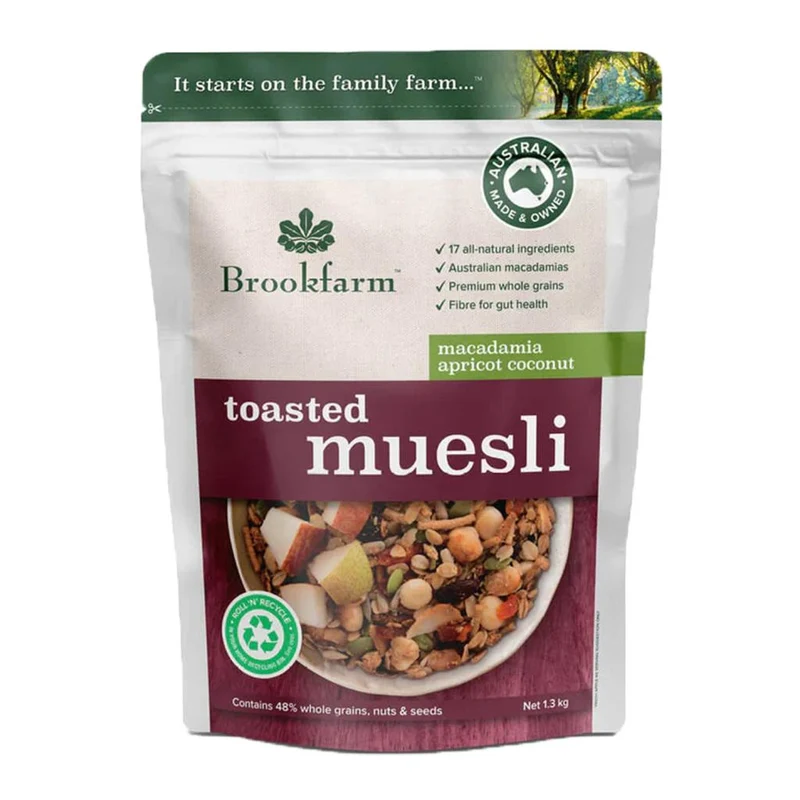 Macadamia Apricot Coconut Toasted Muesli 1.3kg