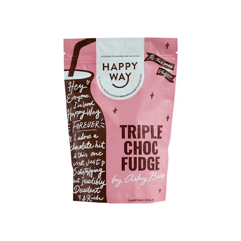 Ashy Bines Protein Powder Vegan Triple Choc Fudge 500g