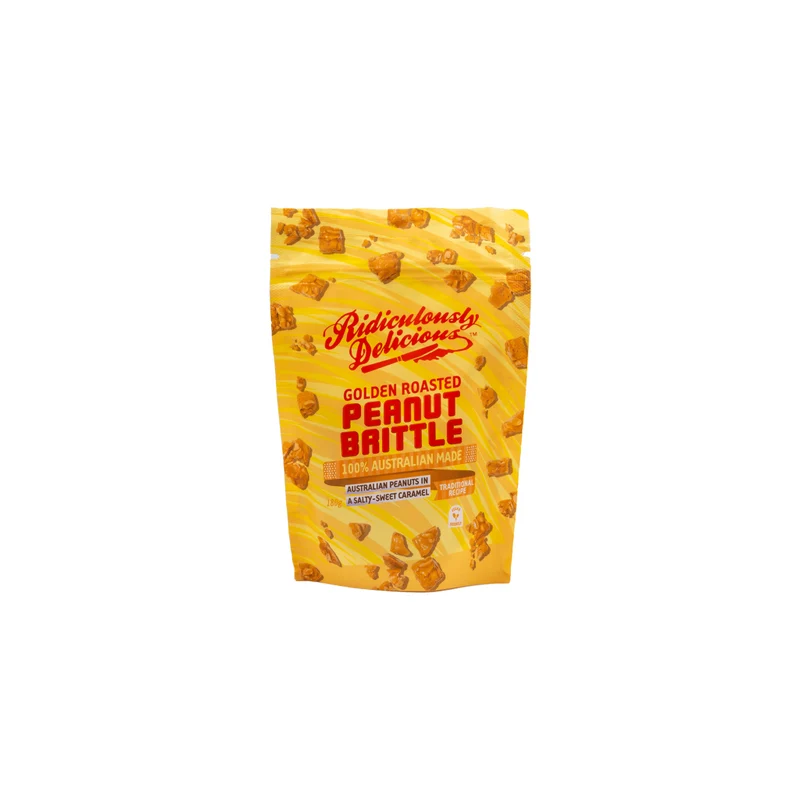 Golden Roasted Peanut Brittle 180g