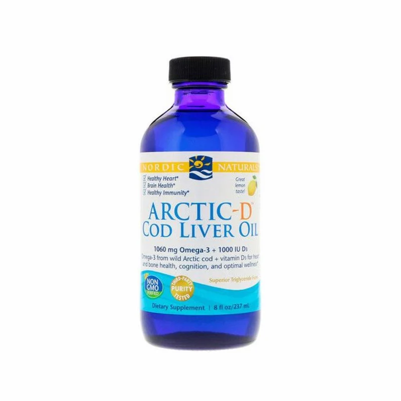 Arctic D Cod Liver Oil Lemon 237ml