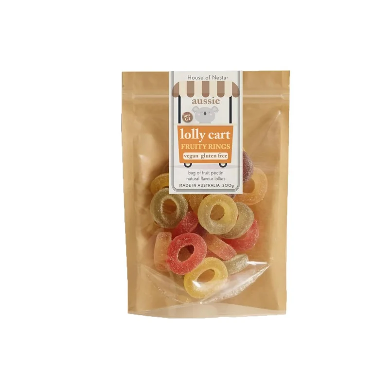 Lolly Cart Fruity Rings 180g