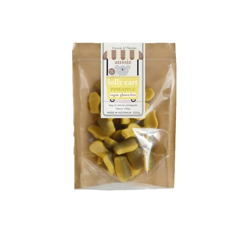 Lolly Cart Pineapples 200g