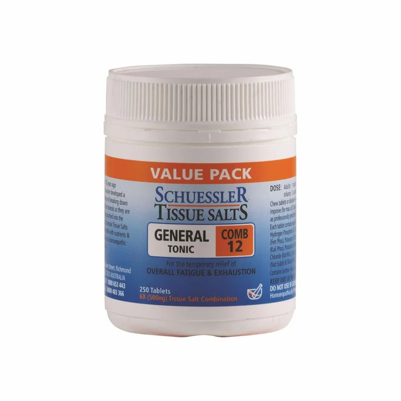 Tissue Salts Comb 12 6x 250t