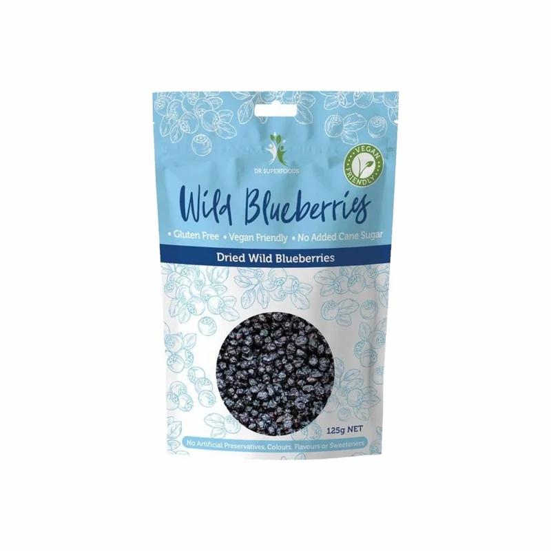 Dried Wild Blueberries 125g