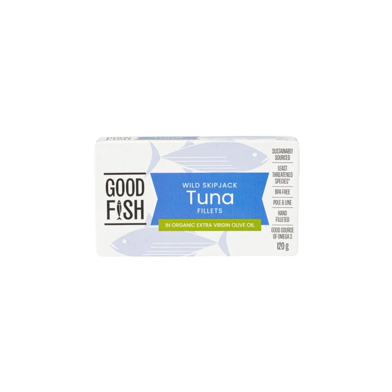 Wild Skipjack Tuna Fillets In Olive Oil 120g