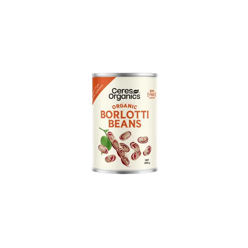 Organic Borlotti Beans 400g