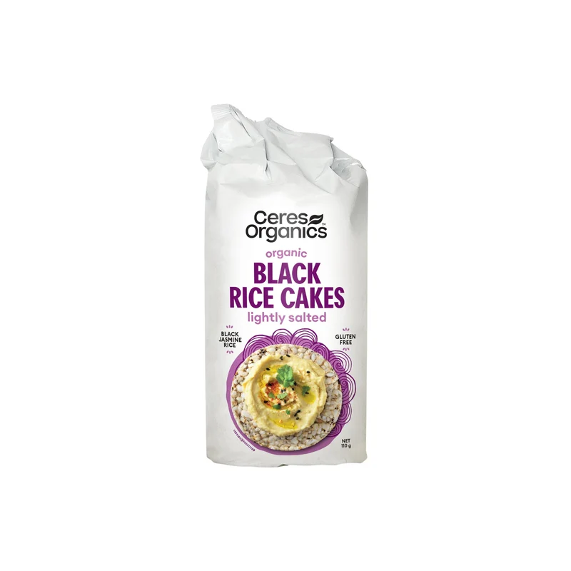 Black Rice Cakes Lightly Salted 110g