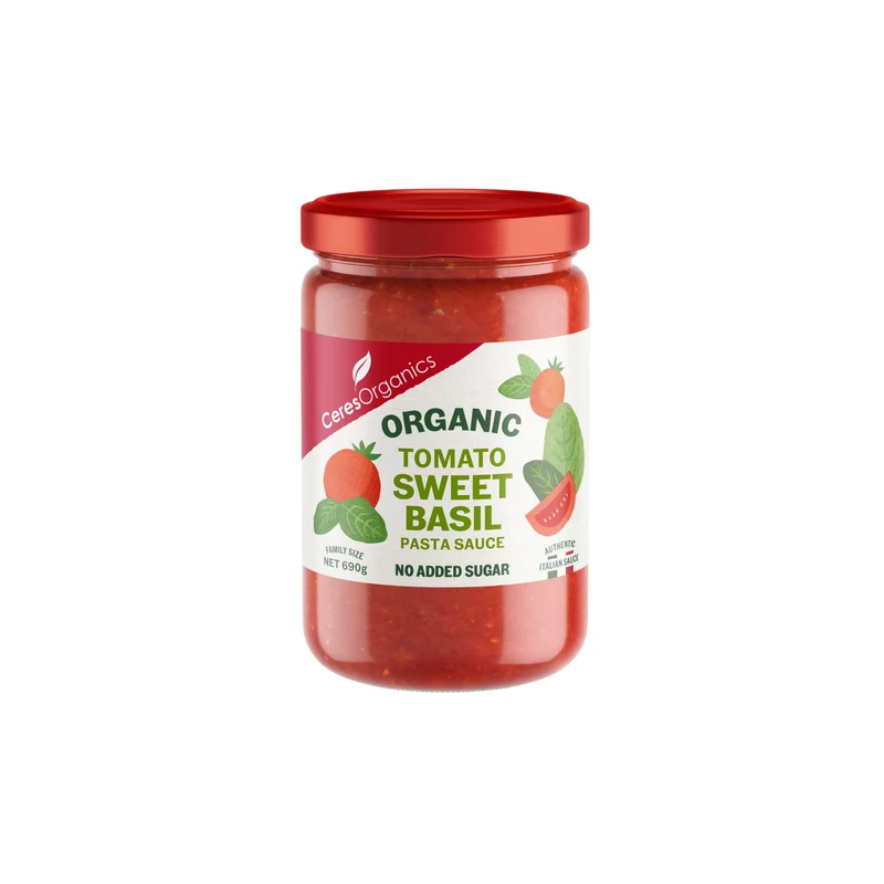 Tomato Sweet Basil Pasta Sauce 690g