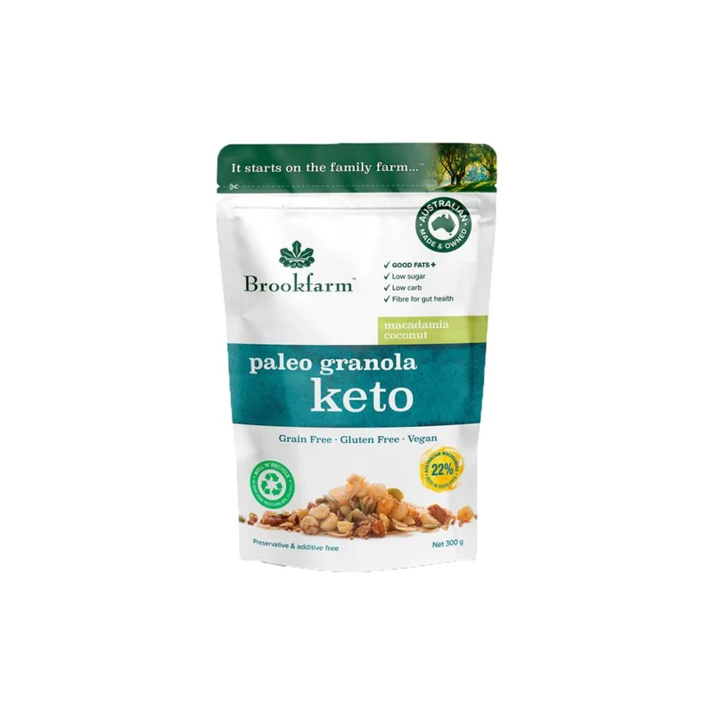 Macadamia Coconut Keto Paleo Granola 300g