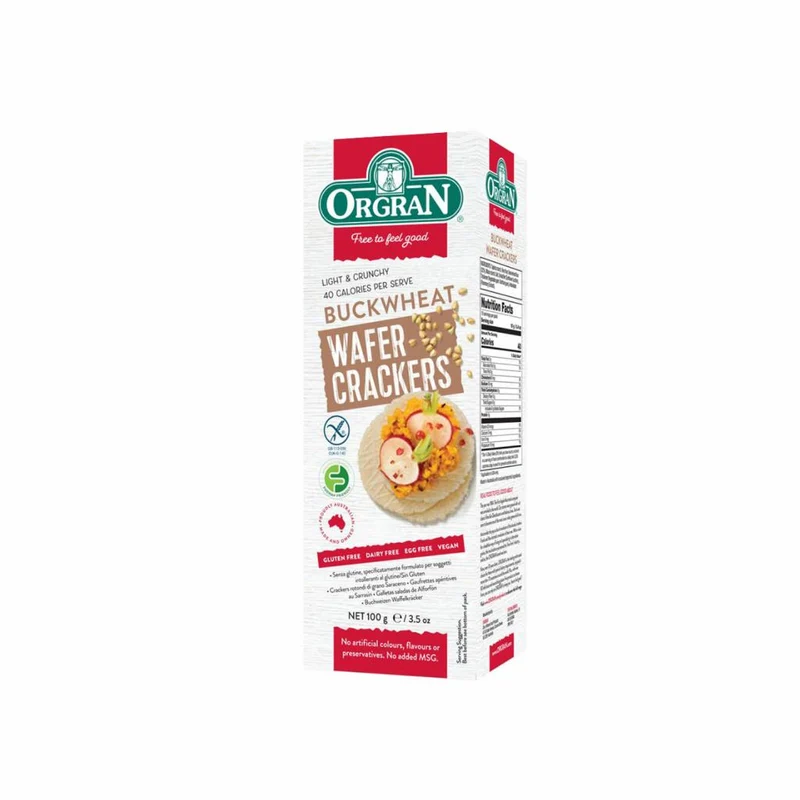 Buckwheat Wafer Crackers 100g