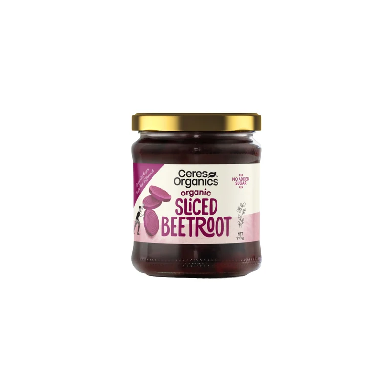 Organic Sliced Beetroot 330g