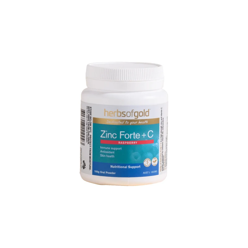 Zinc Forte + C Raspberry 100g