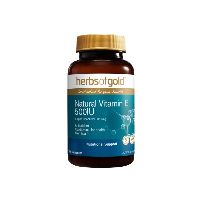 Natural Vitamin E 500IU 100c
