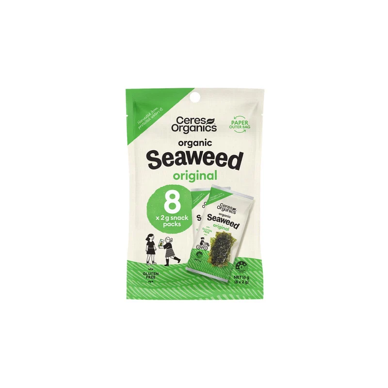 Organic Seaweed Original 8pk 16g