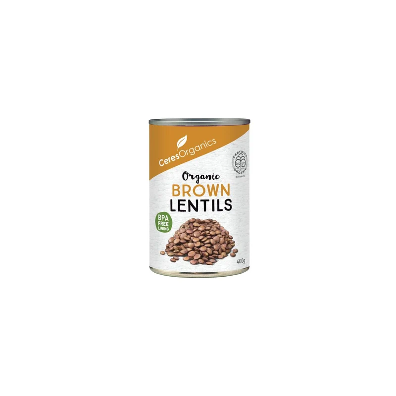 Organic Brown Lentils 400g