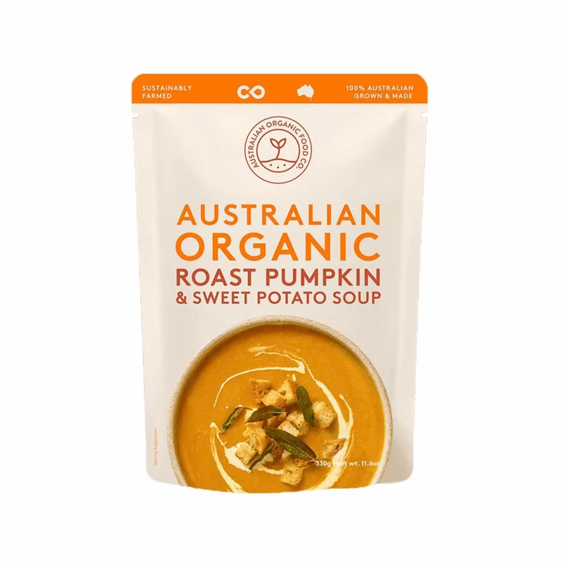 Organic Roast Pumpkin & Sweet Potato Soup 330g